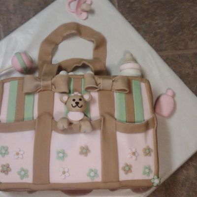 Diaper Bag Cake