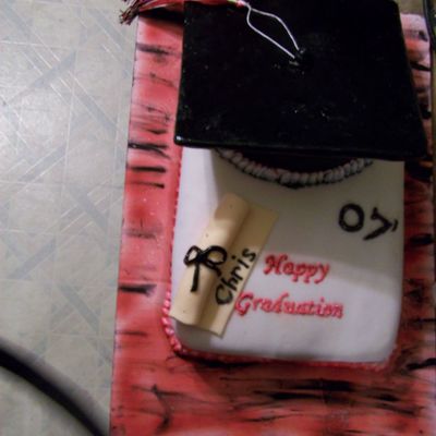 Graduation Cake For My Boyfriend.