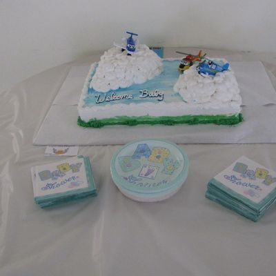 Plane And Heliocopter Baby Shower