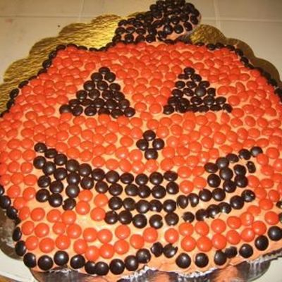 Jack O Lantern Cupcake Cake