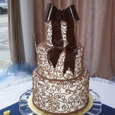 Chocolate Fondant Bow