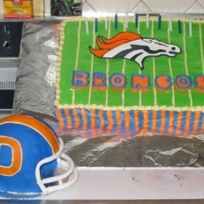 Bronco Helmet And Field