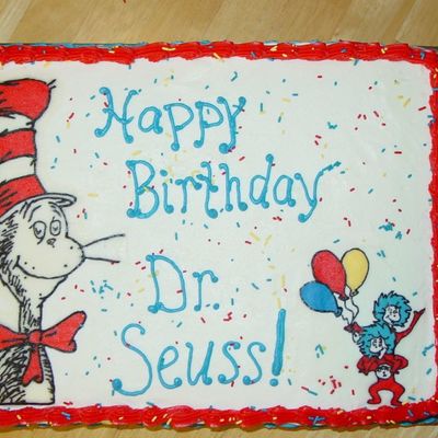 Dr Seuss Birthday Cake