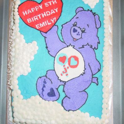 Care Bears Share Bear Birthday Cake