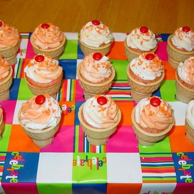 Ice Cream Cone Cupcakes