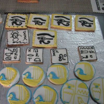 Egyptian Themed Cookies