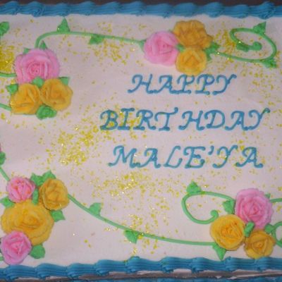 Birthday Sheet Cake