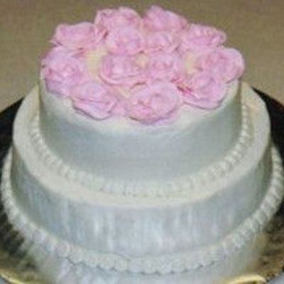 Two Tier Shower Cake