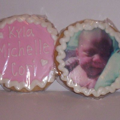 Birth Announcement Cookies