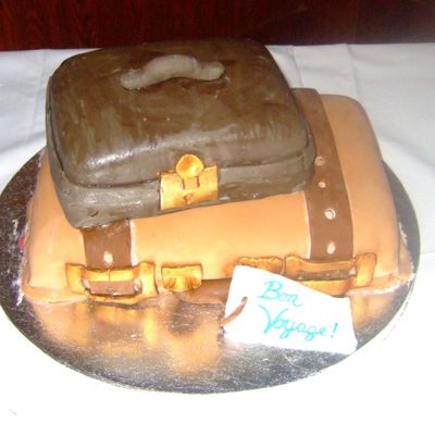 Suitcase Cake