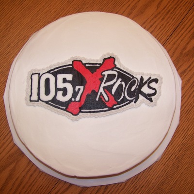 Cake With Radio Station Logo