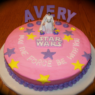 Princess Leia Star Wars Cake