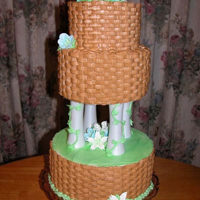 Springtime Wedding Cake