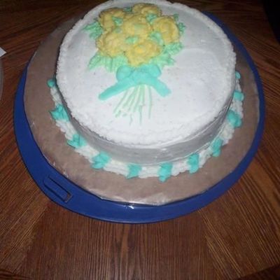My 1St Rose Cake