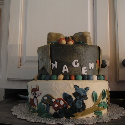 Forest Friends By Carter Baby Shower Cake