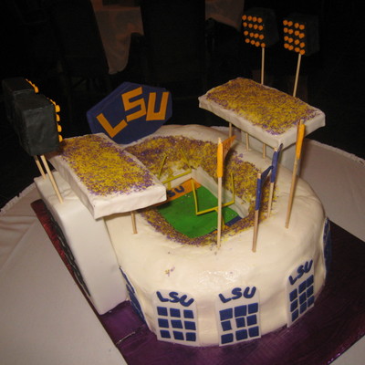 Lsu Stadium Cake