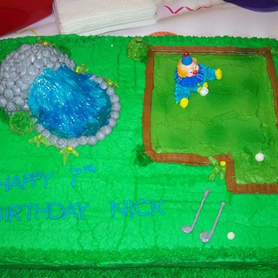 Mini Golf Cake