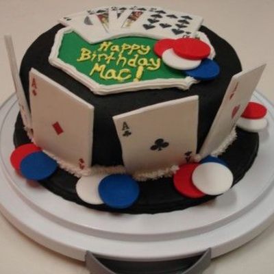 Poker Cake