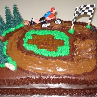 Dirt Bike Cake