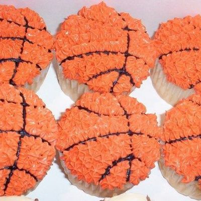 Basketball Cupcakes