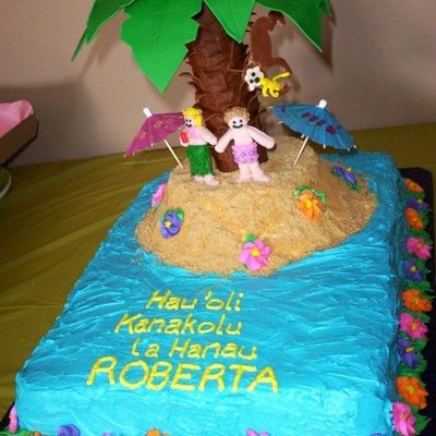 Hawaiian Birthday Cake