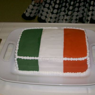 Irish Flag Cake