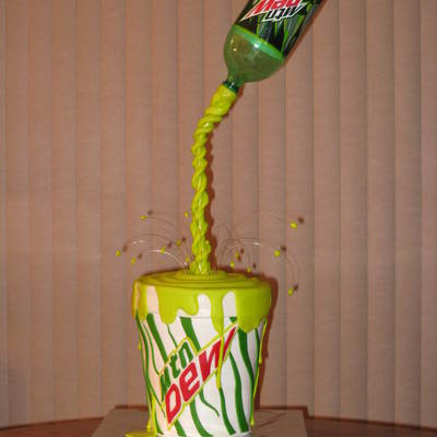 Pouring Mtn Dew