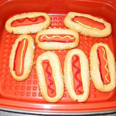 Hot Dog Cookies!