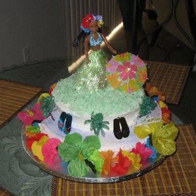 Luau Cake