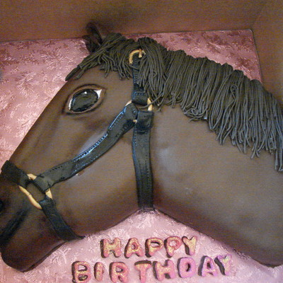 Horse Birthday Cake