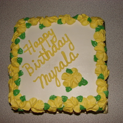 Myrala's Birthday Cake