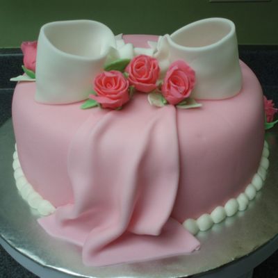 Back View Of Bow Cake
