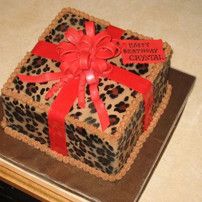 Leopard Print Cake