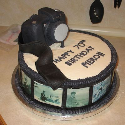 Camera Birthday Cake