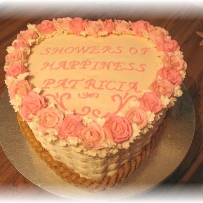 Heart Cake Bridal Shower