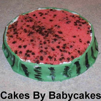 Slice Of Watermelon Cake