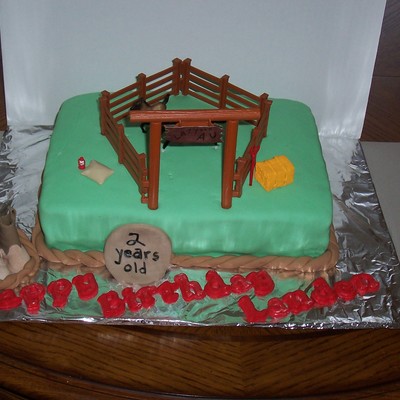 Western Birthday Cake