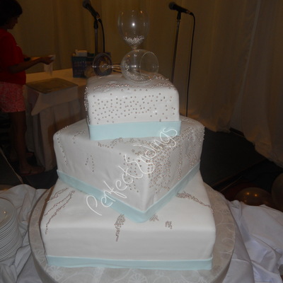 25Th Wedding Anniversary Cake