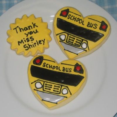 School Bus Cookies