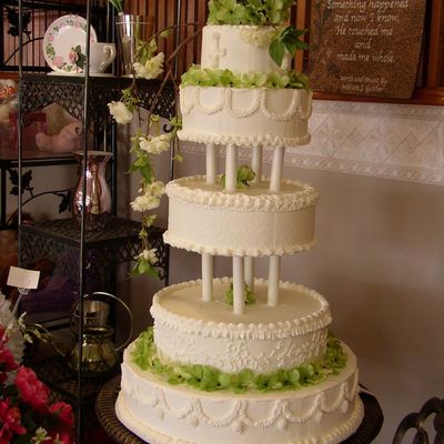 Wedding Cake Dummy Florist Display