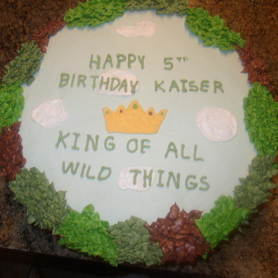 Where The Wild Things Are Birthday Cake