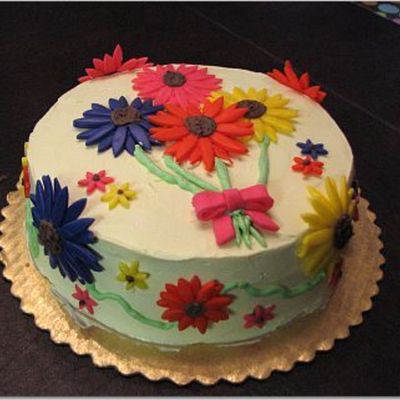Flower Bouquet Cake