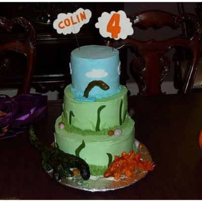 Dinosaur Birthday Cake