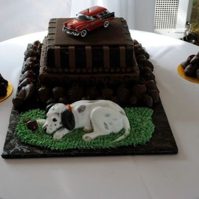 Fire Fighter Groom's Cake