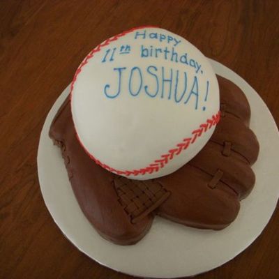 Baseball Glove And Baseball