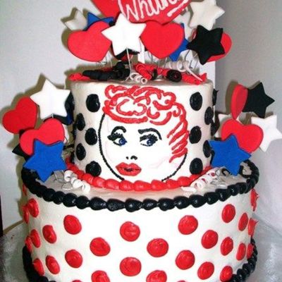 I Love Lucy Themed Cake