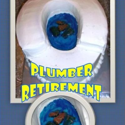 Plumber's Retirement Cake