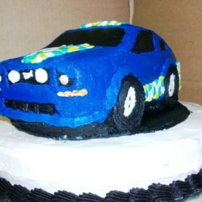 Mustang With Circle Detail