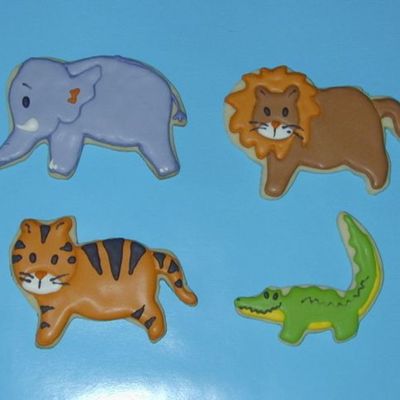 Baby Shower Animal Cookies