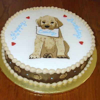 Emily's Puppy Cake